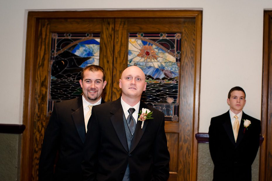 groom_waiting weddings ennis austin Germenis 421 Austin Wedding Photographer | Central Texas Autumn Wedding